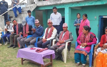 तलबबाट छात्रवृति प्रदान गर्ने पाटन ८ का वडा अध्यक्ष बिष्टको घोषणा
